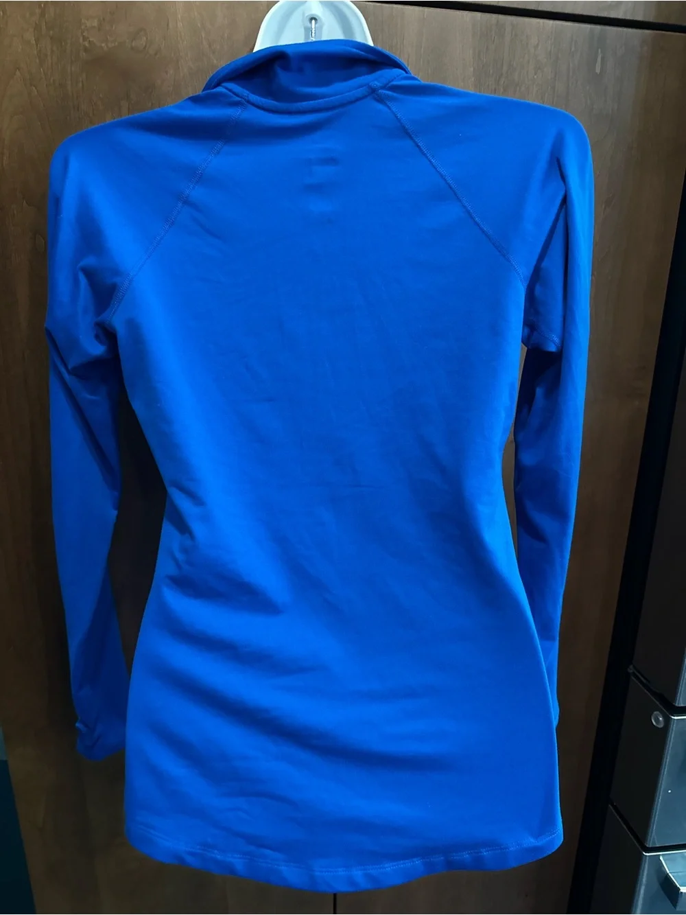 Nike Blue Women's Brewers Half-Zip Pullover with Yellow Accents